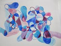 IMG 1913  Steps, aquarel, 27x36 cm