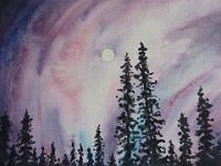 IMG 0917  Mysterieus landschap, aquarel, 30x24 cm