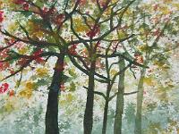 IMG 1923  Herstbos 1, aquarel, 23x24,5 cm