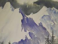 IMG 20220725 174604  Sneeuwlandschap 1, aquarel, 25x34 cm